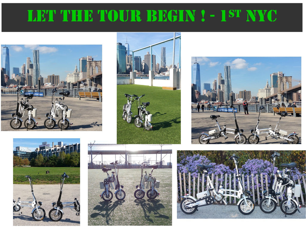 USAC STERNER BIKE East Coast Tour! 1st Stop - NYC. Day One. Check it out.